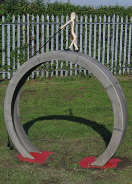 'Steelo' at Chislett Youth Centre in Kimberworth Park, Rotherham